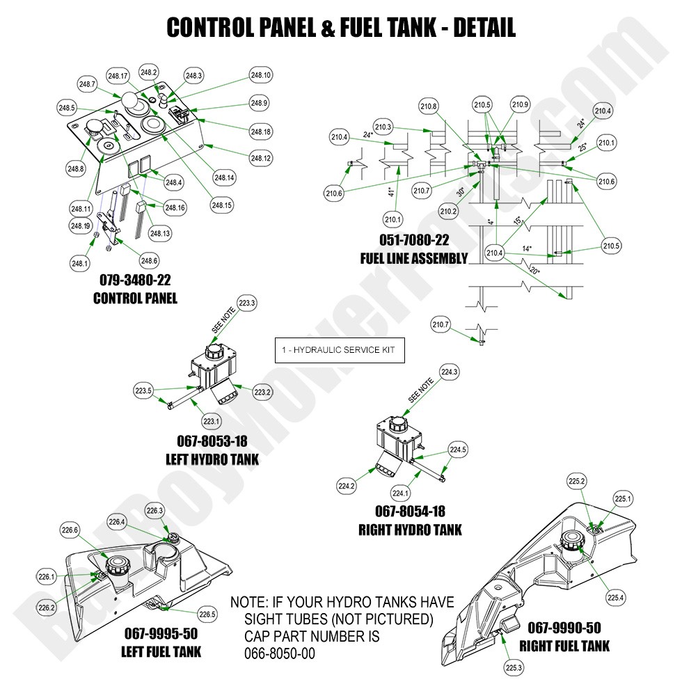 2023 Renegade - Diesel Control Panel & Fuel Tank - Detail
